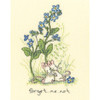 Bothy Threads Forget Me Not Counted Cross-Stitch Kit Bothy Threads Forget Me Not Counted Cross-Stitch Kit
