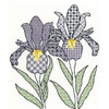 Bothy Threads Irises Counted Cross-Stitch Kit Bothy Threads Irises Counted Cross-Stitch Kit
