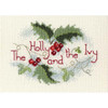 Bothy Threads The Holly & The Ivy Christmas Card Counted Cross-Stitch Kit