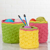 Herrschners Pretty Petals Nesting Baskets Crochet Kit