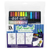 Leisure Arts Botanical Card & Envelope Set with Dot Art Markers