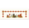 Craftways Forrest Animals Table Runner Stamped Cross-Stitch Kit