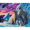 Crystal Art Polar Bear Family Diamond Painting Crystal Art Polar Bear Family Diamond Painting