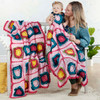 Herrschners Mommy & Me Petal Patchwork Blankets Crochet Yarn Kit Herrschners Mommy & Me Petal Patchwork Blankets Crochet Yarn Kit