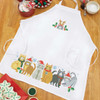 Herrschners Santa Claws Apron Stamped Cross-Stitch Herrschners Santa Claws Apron Stamped Cross-Stitch