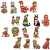 Herrschners Bow-wow & Meowy Christmas Ornaments, Set of 2 Counted Cross-Stitch Kit Herrschners Bow-wow & Meowy Christmas Ornaments, Set of 2 Counted Cross-Stitch Kit