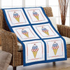 Patriotic Ice Cream Quilt Blocks Thread Kit