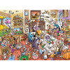 Doodle Town Thanksgiving Togetherness Jigsaw Puzzle