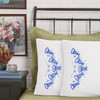 Herrschners Wedding Bells Pillowcase Pair Stamped Embroidery Herrschners Wedding Bells Pillowcase Pair Stamped Embroidery