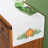 Herrschners Pumpkin Harvest Dresser Scarf Stamped Cross-Stitch Herrschners Pumpkin Harvest Dresser Scarf Stamped Cross-Stitch