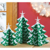Herrschners Snowy Pines Shelf Sitters Plastic Canvas Kit Herrschners Snowy Pines Shelf Sitters Plastic Canvas Kit
