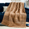Herrschners Bookworm Blanket Crochet Kit