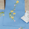 Herrschners Daffodil Table Runner Stamped Embroidery Kit Herrschners Daffodil Table Runner Stamped Embroidery Kit