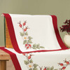 Herrschners Rosehip Table Runner Stamped Cross-Stitch Kit Herrschners Rosehip Table Runner Stamped Cross-Stitch Kit