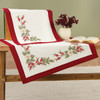 Herrschners Rosehip Table Runner & Table Topper Set Stamped Cross-Stitch Kit Herrschners Rosehip Table Runner & Table Topper Set Stamped Cross-Stitch Kit