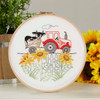 Herrschners On The Farm Tractor Hoop Stamped Embroidery Kit Herrschners On The Farm Tractor Hoop Stamped Embroidery Kit