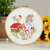 Herrschners On The Farm Farmgirl Hoop Stamped Embroidery Kit Herrschners On The Farm Farmgirl Hoop Stamped Embroidery Kit