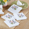Herrschners Blackbird & Flower Napkins Stamped Embroidery Herrschners Blackbird & Flower Napkins Stamped Embroidery