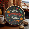 Herrschners Pumpkin Spice Hoop Counted Cross-Stitch Free Download