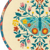 Dimensions Moth Embroidery Hoop Stamped Embroidery Kit