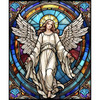 SunsOut Stained Glass Angel Jigsaw Puzzle SunsOut Stained Glass Angel Jigsaw Puzzle