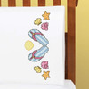 Herrschners Beach Comber Pillowcase Pair Stamped Cross-Stitch Herrschners Beach Comber Pillowcase Pair Stamped Cross-Stitch