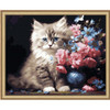 Adbrain Fluffy Kitten Kit & Frame Paint by Number Kit Adbrain Fluffy Kitten Kit & Frame Paint by Number Kit