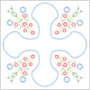 Kit Tapis Hortensias Craftways Herrschners - Latch Hook 27x40 Pouces, Neuf