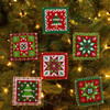 Bucilla Holiday Quilt Squares Felt & Sequin Kit