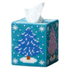 Herrschners Colorsplash Pines Tissue Box Plastic Canvas Kit