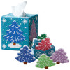 Herrschners Colorsplash Pines Tissue Box & Coaster Set Plastic Canvas Kit Herrschners Colorsplash Pines Tissue Box & Coaster Set Plastic Canvas Kit