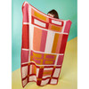 Herrschners Peachy Patchwork Blanket Crochet Kit