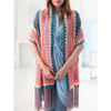 Lion Brand Mandala Fringed Shawl Crochet Kit