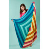 Herrschners Chroma Color Block Blanket Knit Kit Herrschners Chroma Color Block Blanket Knit Kit