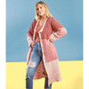 Herrschners Rosy Duster Cardigan Crochet Kit