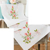 Craftways Pink Blossoms Table Runner & Table Topper Set Stamped Embroidery Craftways Pink Blossoms Table Runner & Table Topper Set Stamped Embroidery