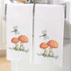 Herrschners Mushroom Forest Towel Pair Stamped Cross-Stitch
