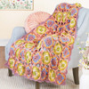 Herrschners Flowering Fields Blanket Crochet Kit