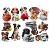 Rose Art Sport Puppies Mini Shaped Jigsaw Puzzle Rose Art Sport Puppies Mini Shaped Jigsaw Puzzle