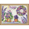 Abris Art Lavender Chantilly Beaded Embroidery Kit & Frame Embroidery Kit Abris Art Lavender Chantilly Beaded Embroidery Kit & Frame Embroidery Kit