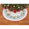 Herrschners Woodland Wonderland Tree Skirt Stamped Cross-Stitch Kit Herrschners Woodland Wonderland Tree Skirt Stamped Cross-Stitch Kit