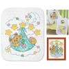Herrschners Cozy Teddy Set Stamped Cross-Stitch
