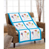 Herrschners Flying High Quilt Blocks Stamped Cross-Stitch Herrschners Flying High Quilt Blocks Stamped Cross-Stitch
