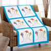 Herrschners Flying High Quilt Blocks Stamped Cross-Stitch