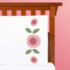 Herrschners Retro Roses Pillowcase Pair Stamped Cross-Stitch