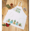 Herrschners Plant Lady Apron Stamped Cross-Stitch Herrschners Plant Lady Apron Stamped Cross-Stitch