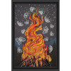 Abris Art Dancing Around the Campfire Kit & Frame Stamped Embroidery Abris Art Dancing Around the Campfire Kit & Frame Stamped Embroidery