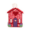 Herrschners Be Mine Cottage Tissue Box - February Plastic Canvas Kit Herrschners Be Mine Cottage Tissue Box - February Plastic Canvas Kit