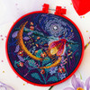 Abris Art Fireflies Hoop Counted Cross-Stitch Kit Abris Art Fireflies Hoop Counted Cross-Stitch Kit