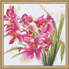 Abris Art Purple Orchids Counted Cross-Stitch Kit
